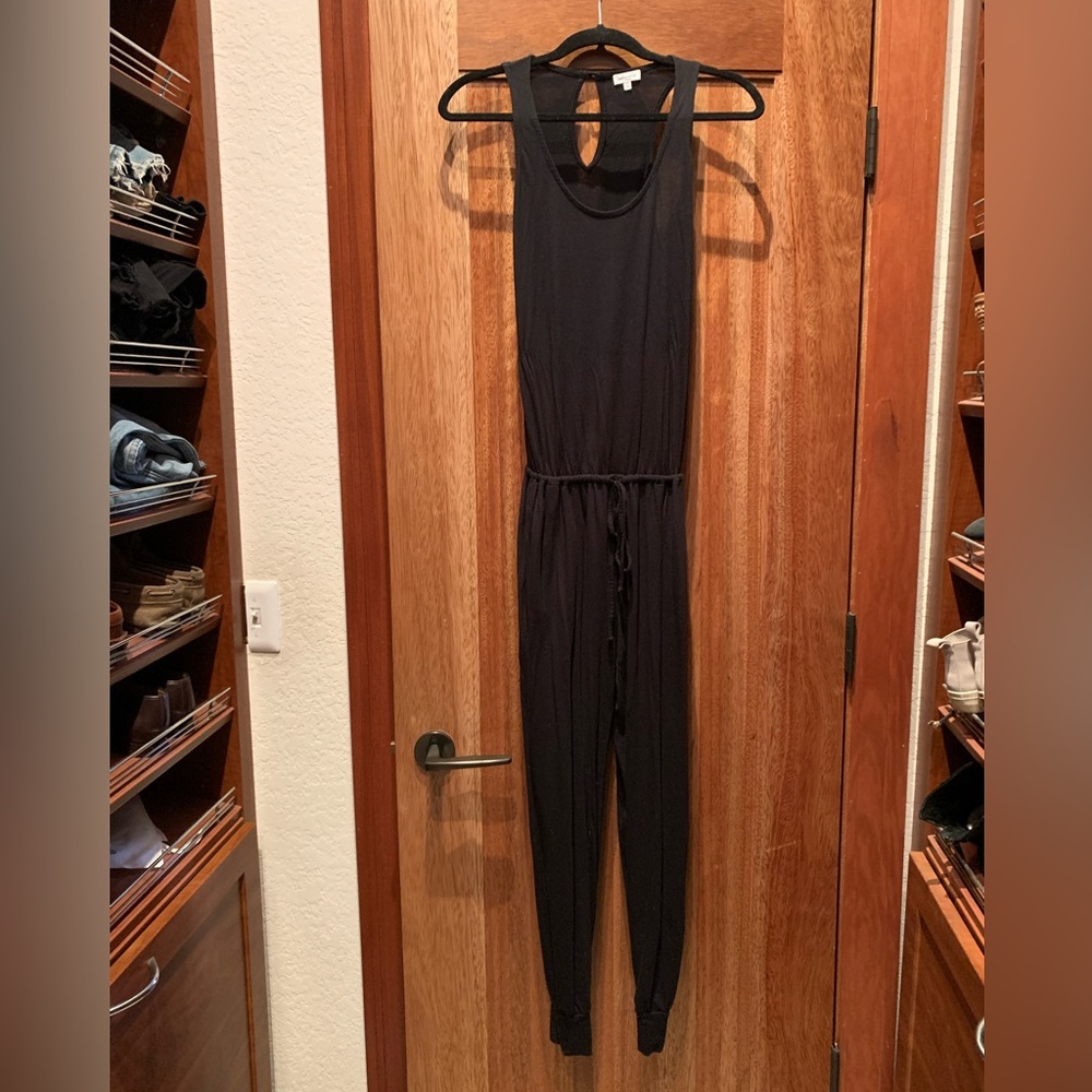Splendid black cotton jumpsuit